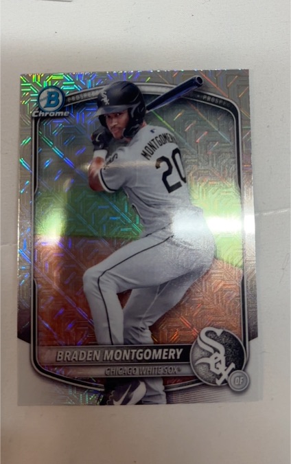 2025 Bowman Chrome Prospects #BCP-132 Braden Montgomery — front