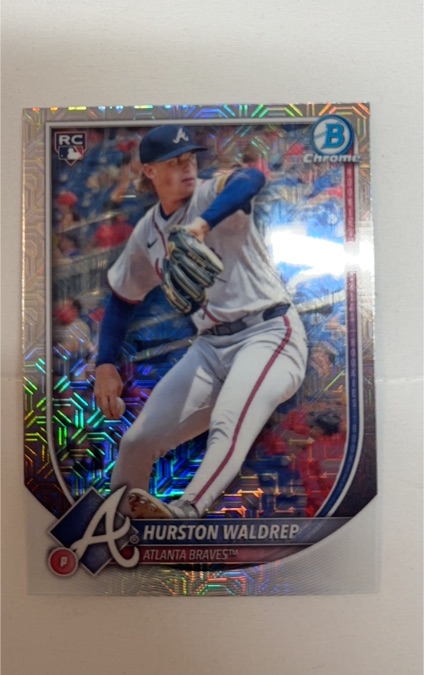 2025 Bowman Chrome #61 Hurston Waldrep — front