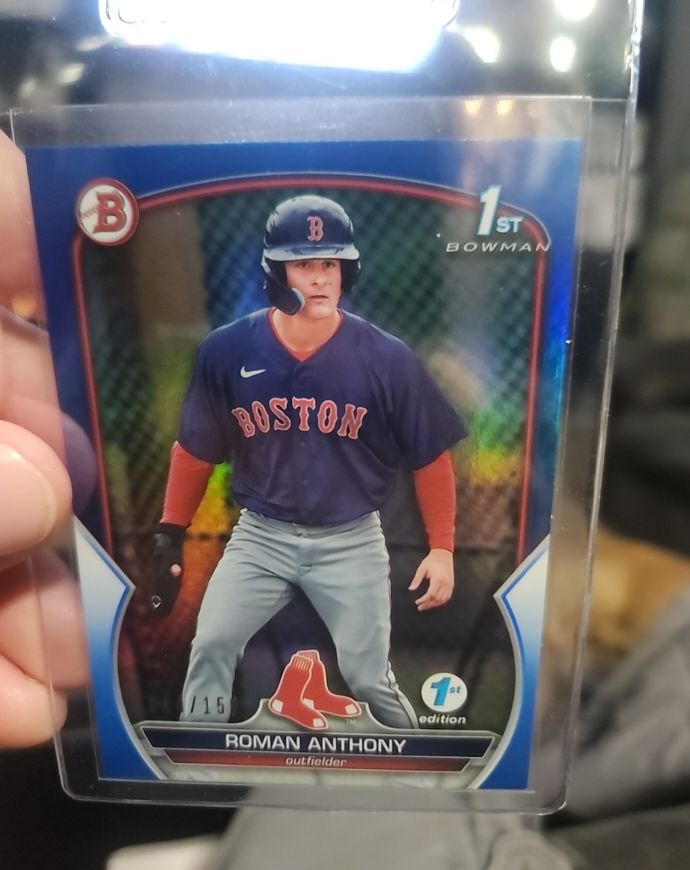 2023 Bowman Chrome Prospects #BCP-71 Roman Anthony — front
