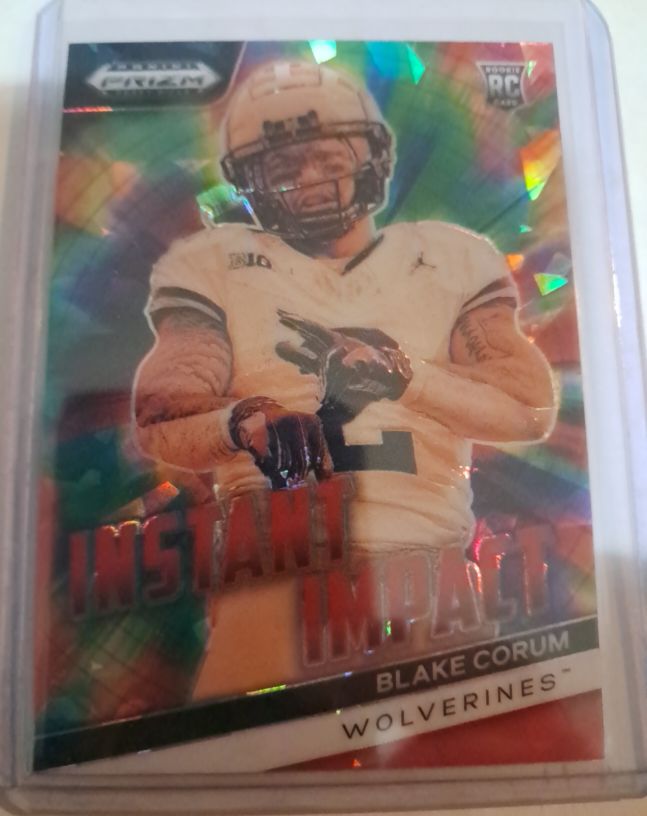 2024 Panini Prizm Draft Picks Instant Impact #II-BC Blake Corum — front