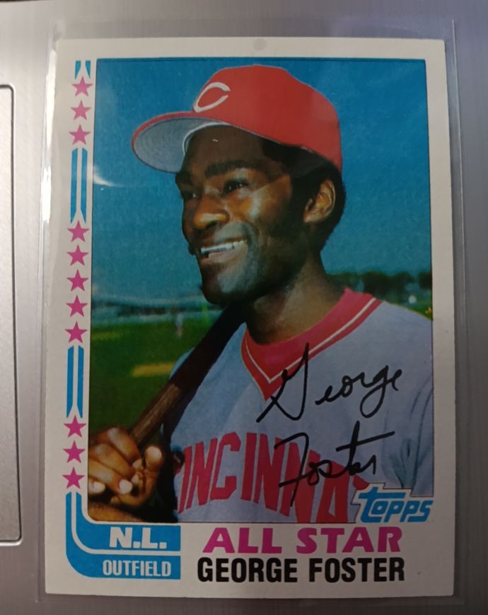 1982 Topps #342 George Foster — front