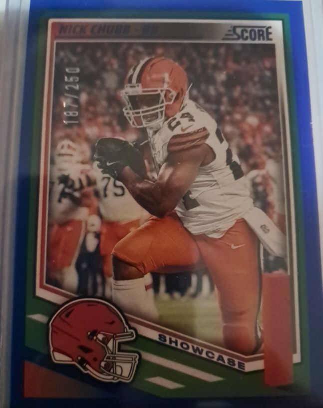 2025 Score #19 Nick Chubb — front
