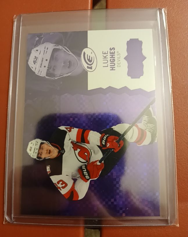 2023-24 Upper Deck Ice #127 Luke Hughes RC — front
