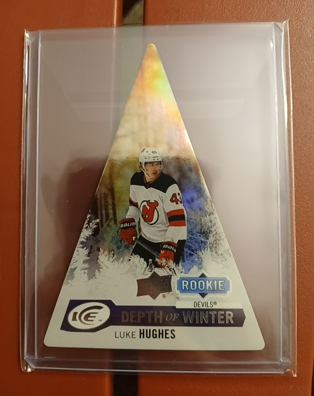 2023-24 Upper Deck Ice Depth of Winter #DW-43 Luke Hughes — front