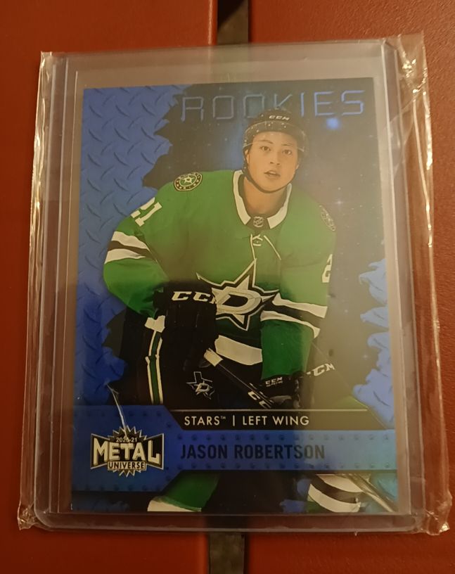 2020-21 Skybox Metal Universe Rookies #101 Jason Robertson — front
