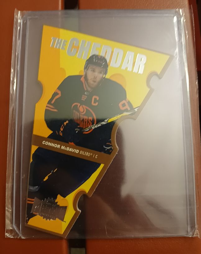 2021-22 Upper Deck Skybox Metal Universe The Cheddar #TC-1 Connor McDavid — front