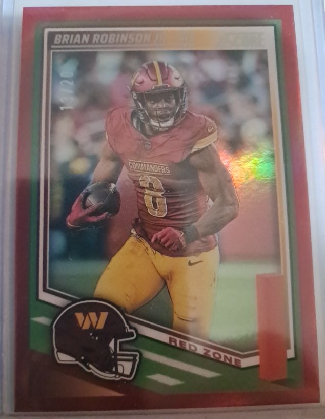 2025 Panini Score #176 Brian Robinson Jr. — front