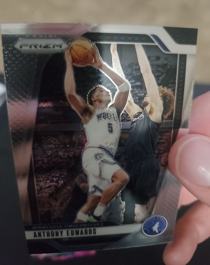 2024-25 Panini Prizm #100 Anthony Edwards — front