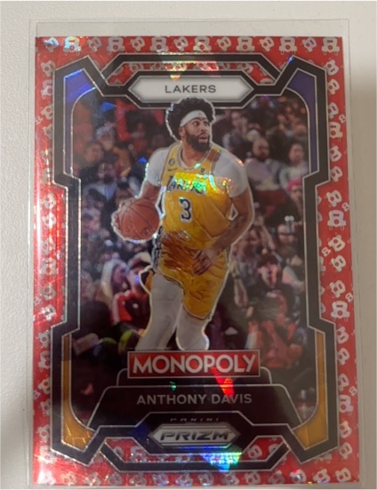 2023-24 Panini Prizm Monopoly #41 Anthony Davis — front