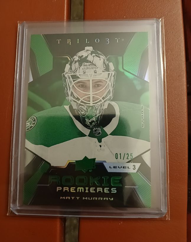 2023-24 Upper Deck Trilogy #221 Matt Murray Rookie Premieres Level 3 — front