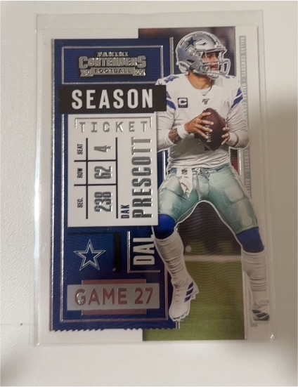 2020 Panini Contenders #73 Dak Prescott — front