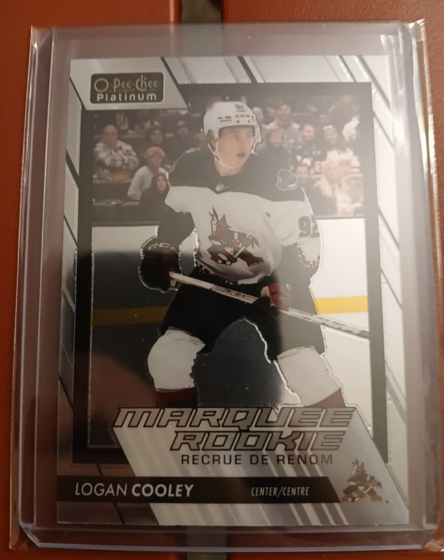 2023-24 O-Pee-Chee Platinum #202 Logan Cooley — front
