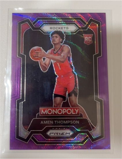 2023-24 Panini Prizm Monopoly #33 Amen Thompson — front