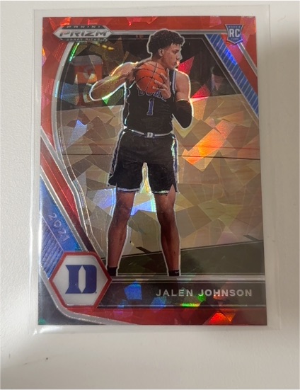 2021-22 Panini Prizm Draft Picks #10 Jalen Johnson — front