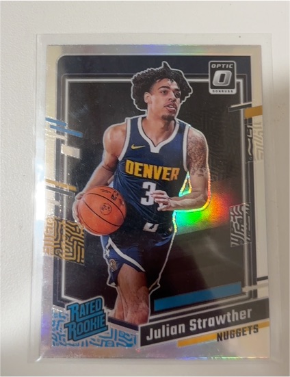 2023-24 Donruss Optic #247 Julian Strawther — front
