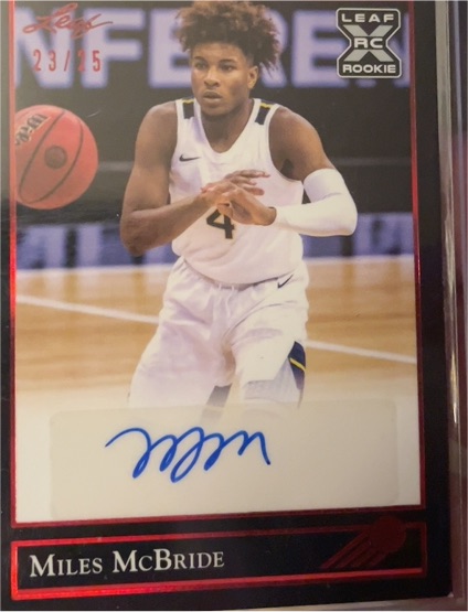 2021 Leaf RC Miles McBride — front