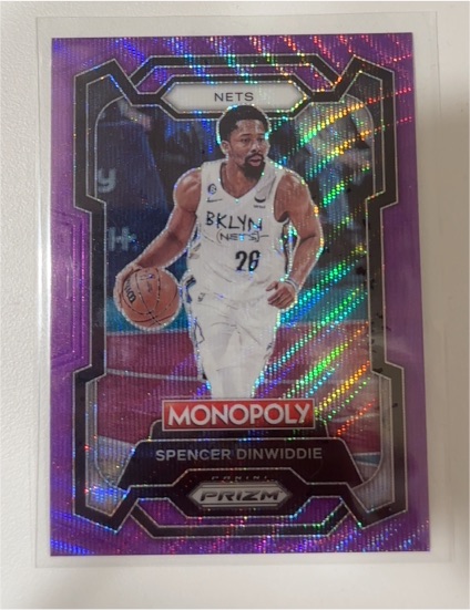 2023-24 Panini Prizm Monopoly #11 Spencer Dinwiddie — front