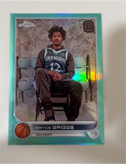 2022-23 Topps Chrome Overtime Elite #20 Bryce Griggs — front