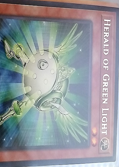 Yugioh Herald of Green Light — front