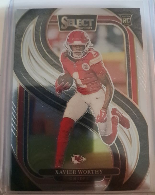 2024 Panini Select #119 Xavier Worthy Premier Level Rookie — front