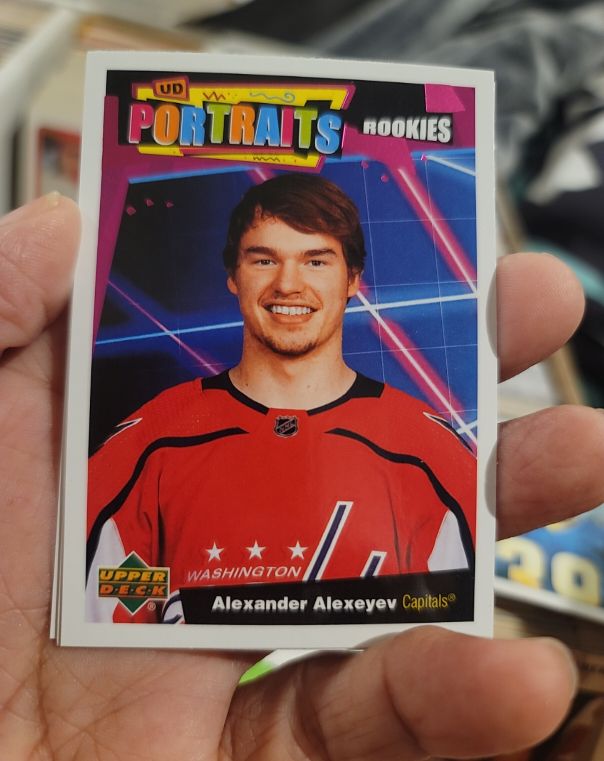 2020-21 Upper Deck UD Portraits Rookies #P-75 Alexander Alexeyev — front