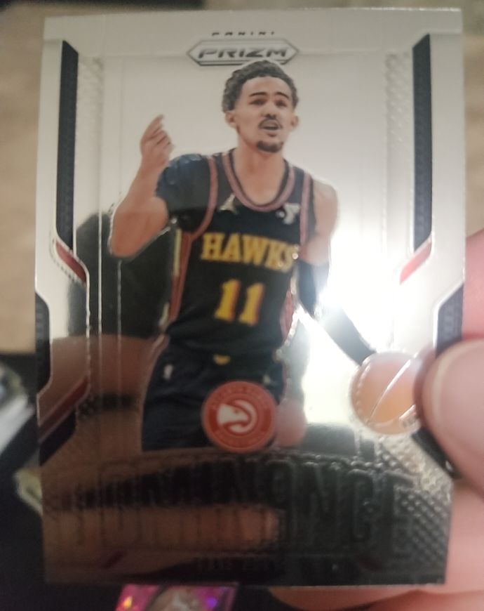 2024-25 Panini Prizm #20 Trae Young Dominance — front