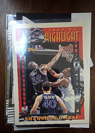 1993 Topps #3 Shaquille O'Neal — front