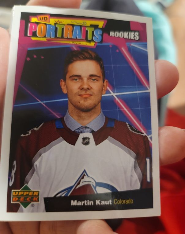 2020-21 Upper Deck UD Portraits #P-45 Martin Kaut — front