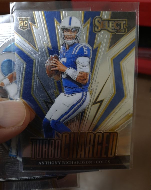 2023 Panini Select #TUR-ARI Anthony Richardson Turbocharged — front