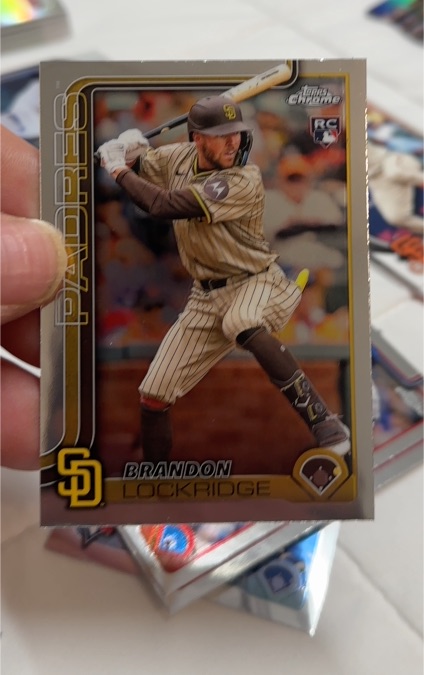 2025 Topps Chrome #568 Brandon Lockridge RC — front