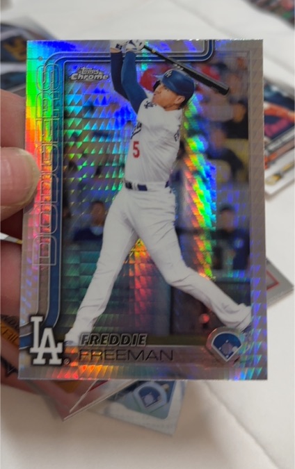 2025 Topps Chrome #23 Freddie Freeman — front