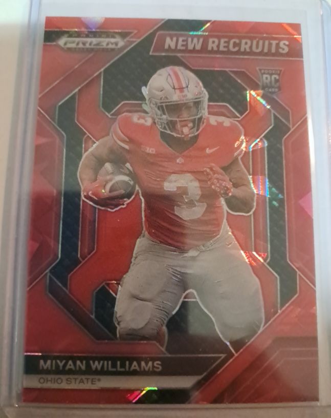 2024 Panini Prizm Draft Picks New Recruits #NR-MWS Miyan Williams — front