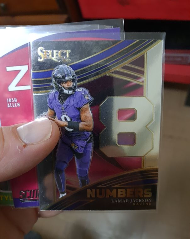 2023 Panini Select #NMB-LJA Lamar Jackson — front