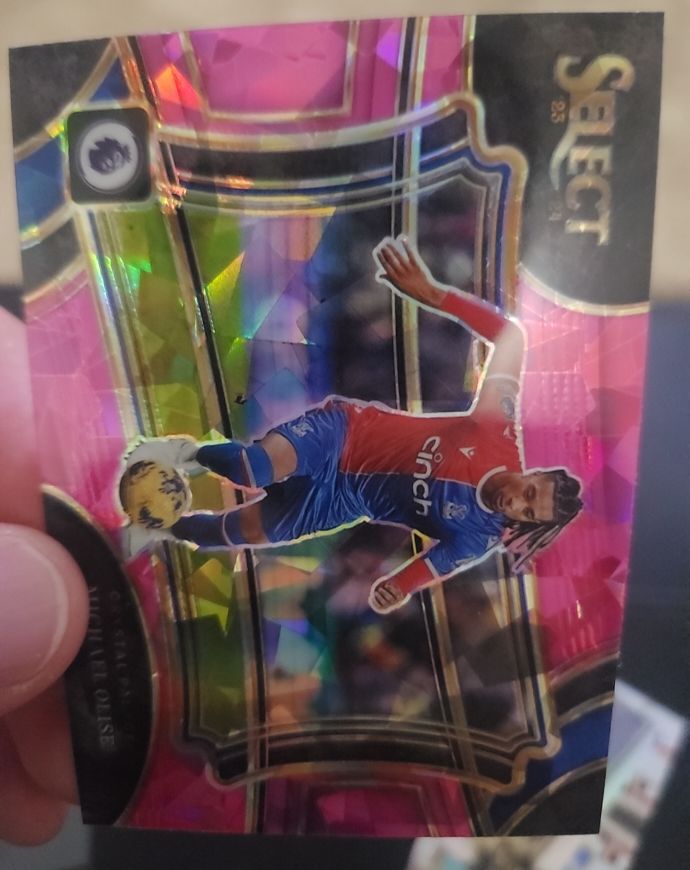 2023-24 Panini Select Premier League #234 Eberechi Eze Pink Ice — front
