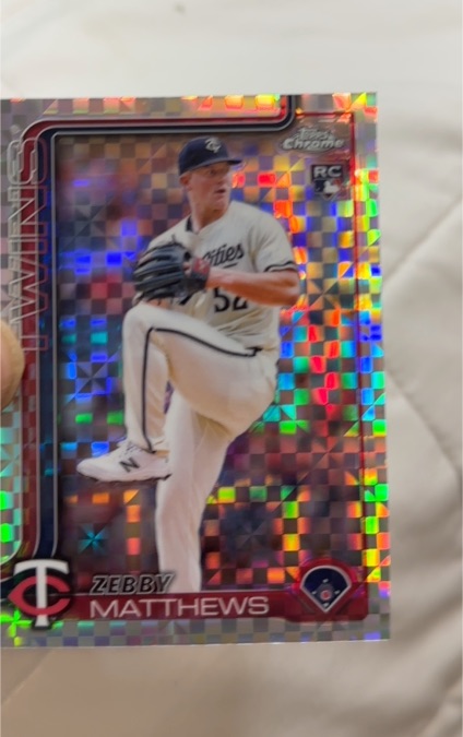 2025 Topps Chrome #277 Zebby Matthews — front