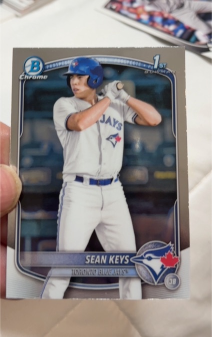 2025 Bowman Chrome #BCP-89 Sean Keys — front