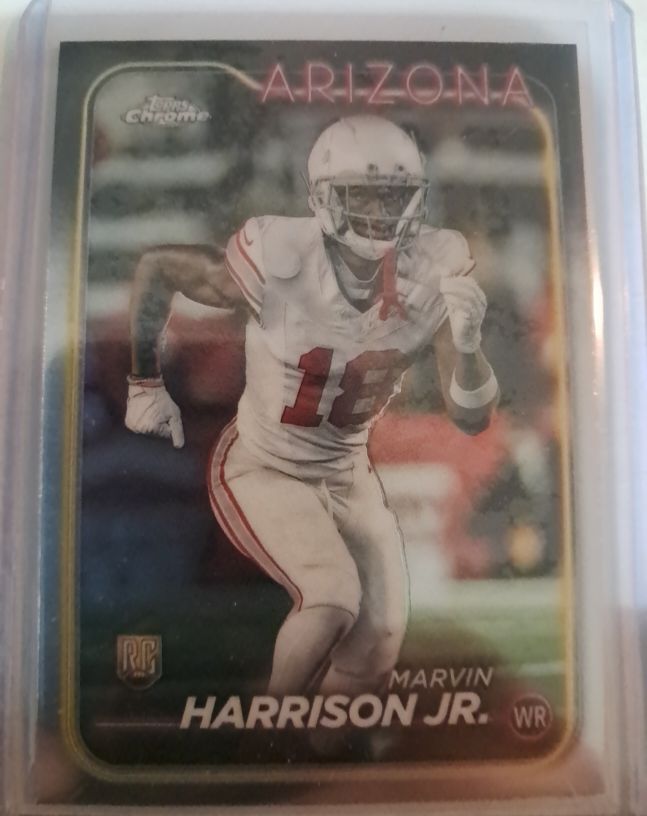 2024 Topps Chrome #204 Marvin Harrison Jr. — front