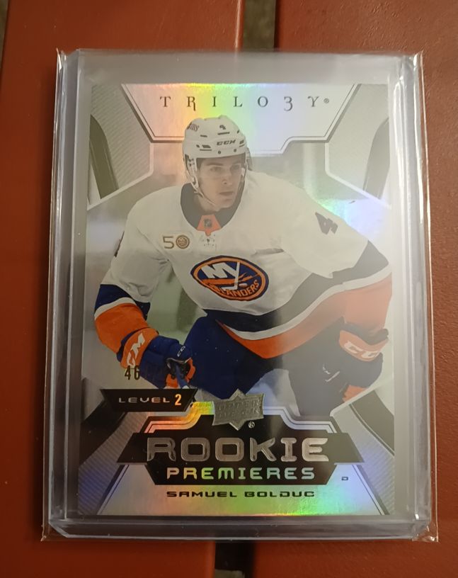 2023-24 Upper Deck Trilogy #159 Samuel Bolduc Rookie Premieres Level 2 — front