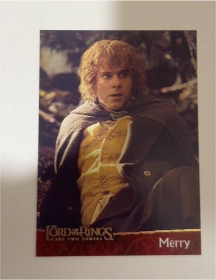 2002 Topps Lord Of The Rings Two Towers #14 Merry Dominic Monaghan — front