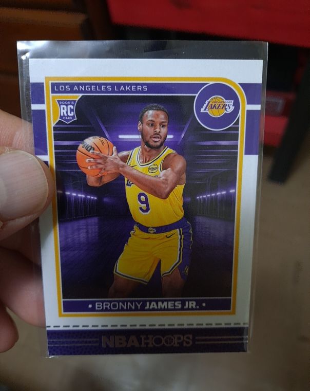 2024-25 Panini NBA Hoops #280 Bronny James Jr. — front