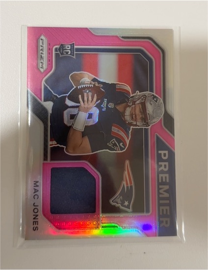 2021 Panini Prizm Premier Pink #PJ-6 Mac Jones — front