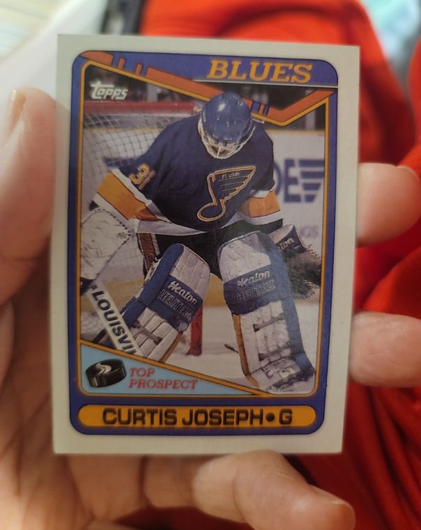 1990-91 Topps #171 Curtis Joseph — front