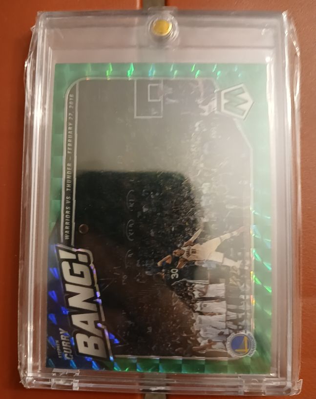 2020-21 Panini Mosaic #2 Stephen Curry Bang! — front