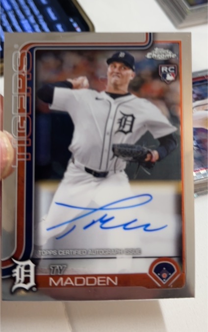 2025 Topps Chrome #RA-TM Ty Madden — front