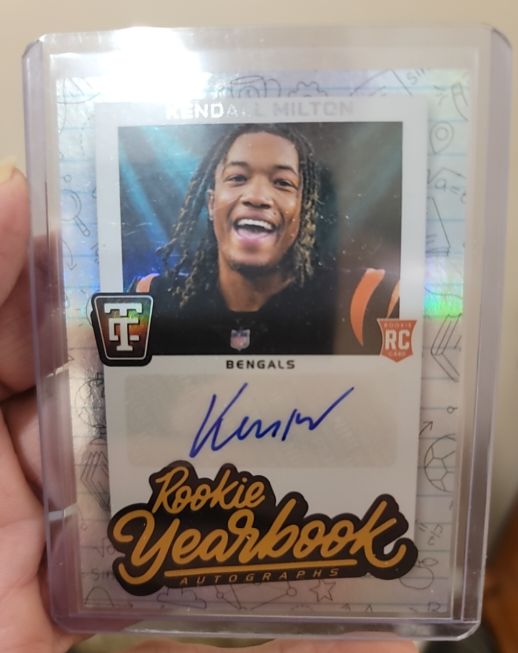2024 Panini Totally Certified Rookie Yearbook Autographs #RYA-KMN Kendall Milton — front