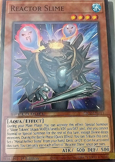 2003 Yu-Gi-Oh! SBC2-END11 Reactor Slime — front