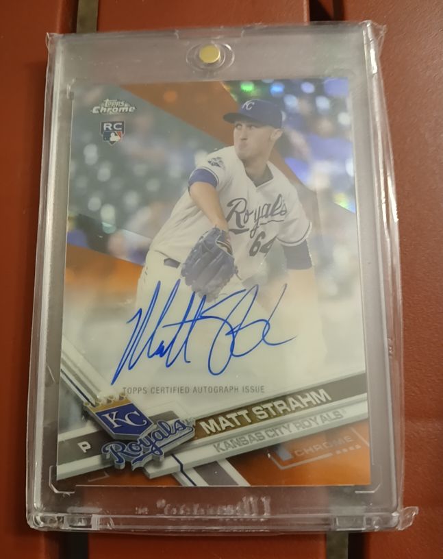 2017 Topps Chrome #RA-MS Matt Strahm — front