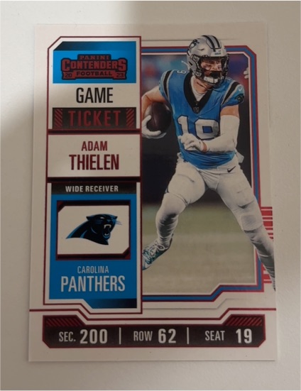 2023 Panini Contenders #14 Adam Thielen — front