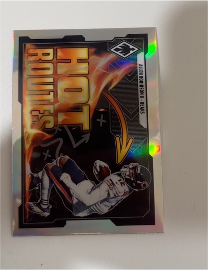 2021 Panini Phoenix Football #HR-6 Allen Robinson II Hot Routes Silver Prizm Bears — front