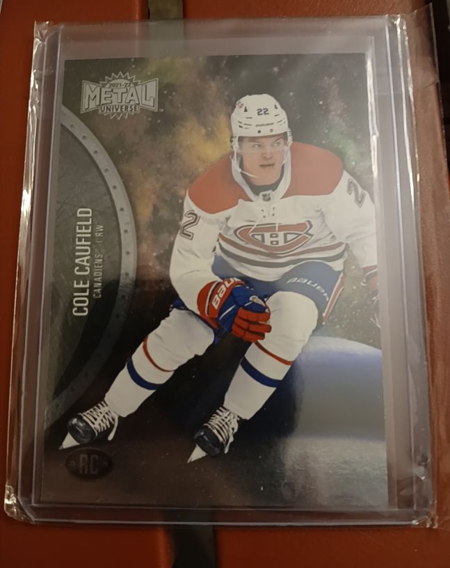 2021-22 Skybox Metal Universe #200 Cole Caufield — front